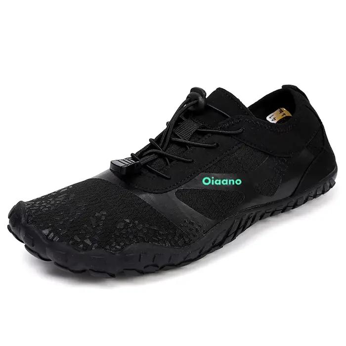 Oiaano bout large homme pieds nus noir chaussures femme sport Sneaker unisexe chaussons d'eau mâle A