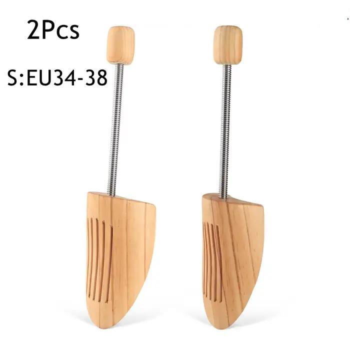 2 ou 4 paires de formes à chaussures en bois pour hommes et femmes, avec support interne, anti-défor