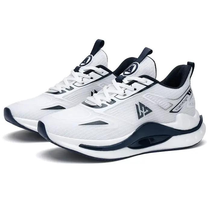 Chaussures de course pour hommes, légères, respirantes, confortables, à lacets, en mesh, toutes sais