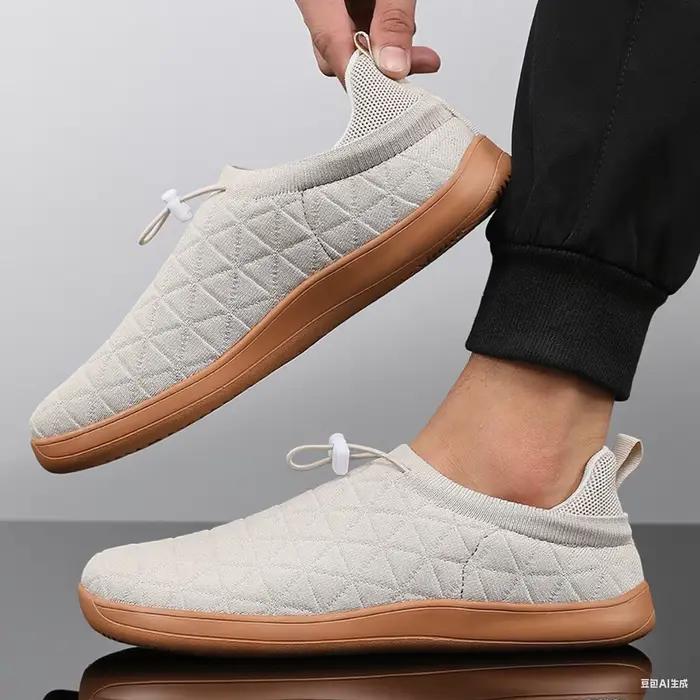 Chaussures en maille large minimaliste et unisexe pour une marche confortable et les activités de pl