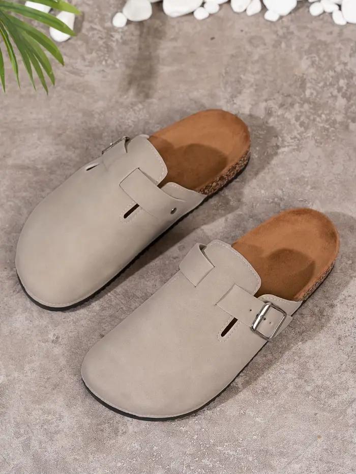 Pantoufles à bout pointu pour hommes, sandales décontractées à enfiler confortables, à la mode et po