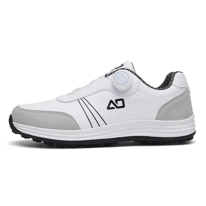 Chaussures de golf pour hommes, nouveau style, à la mode, simples, polyvalentes, couleur unie, supér