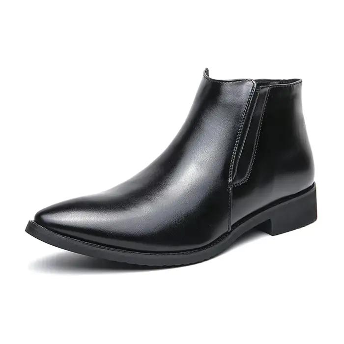 Bottes Chelsea pour hommes, style britannique, version coréenne, chaussures chinoises, européennes e