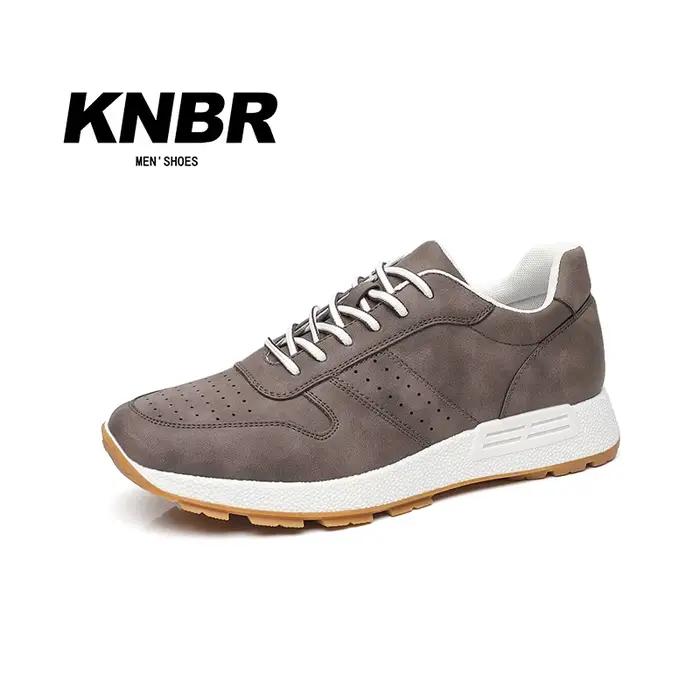 KNBR espadrilles décontractées hommes formateurs en cuir chaussures confortables pour la marche rand
