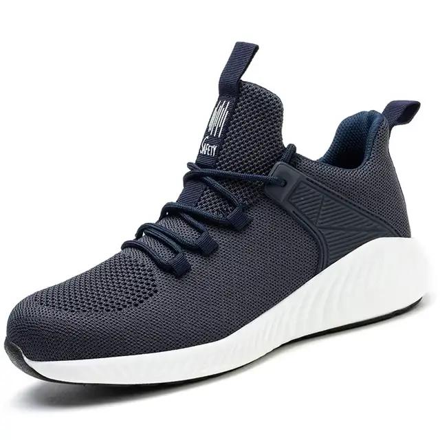 Chaussures de sécurité légères pour hommes, bottes de travail indestructibles, baskets de travail an