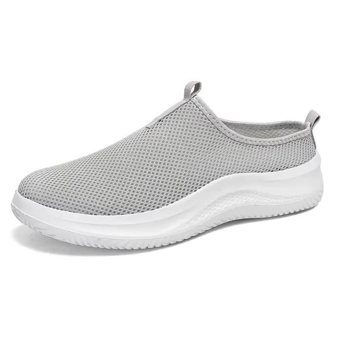 MAEDEF hommes demi pantoufle grande taille chaussures plates semelle confortable léger chaussures po