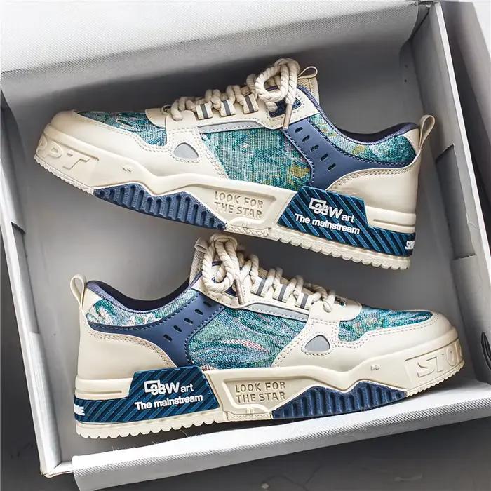 Chaussures de Cricket décontractées pour hommes, baskets tendance, marche, Skateboard pour garçons e
