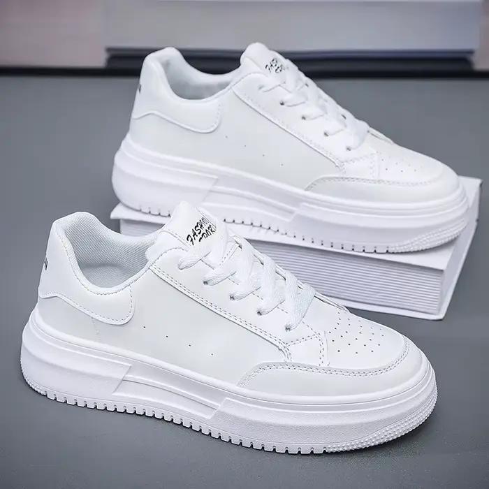 Baskets de sport grande taille pour hommes, style décontracté tendance, maille respirante, confortab