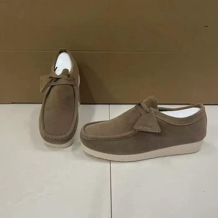 Mode hommes chaussures décontractées mocassins en cuir suédé luxe Slip-on baskets plates semelle sou
