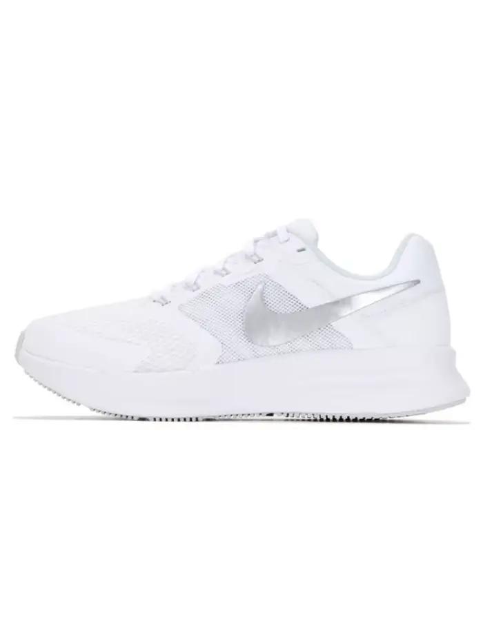 Nike Run Swift 3 Chaussures de course décontractées polyvalentes à tige basse pour femmes, blanc DR2