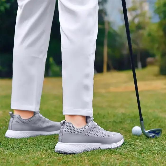 Chaussures de Golf pour hommes respirant antidérapant baskets de Golf herbe marche chaussures de Gol