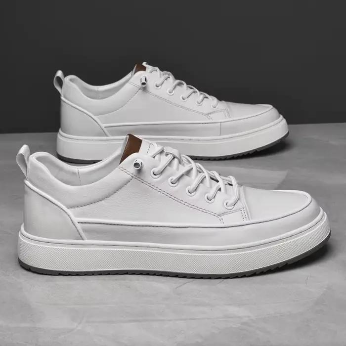 Chaussures classiques en cuir véritable pour hommes, semelle résistante à l'usure, élégantes, tendan