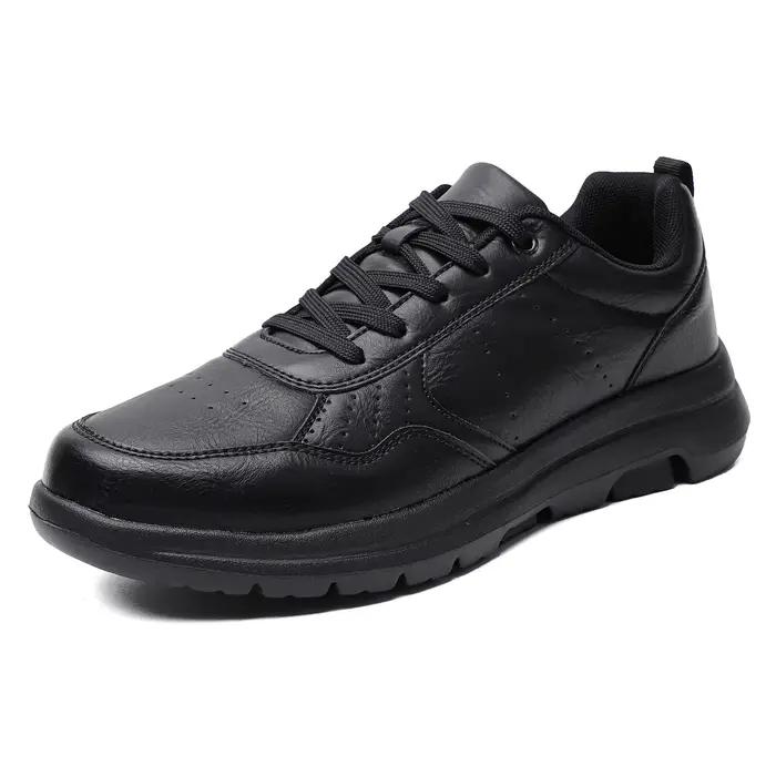 Baskets Tendance en Cuir pour Homme, Chaussures Décontractées Italiennes, Respirantes, de Loisirs, N
