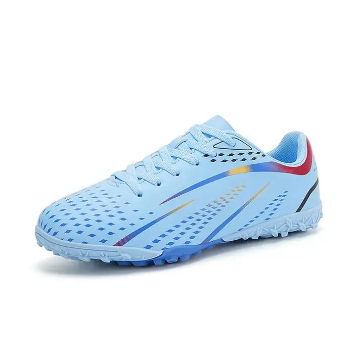 Bottes de terrain de Football originales d'intérieur pour hommes, chaussures de Football professionn