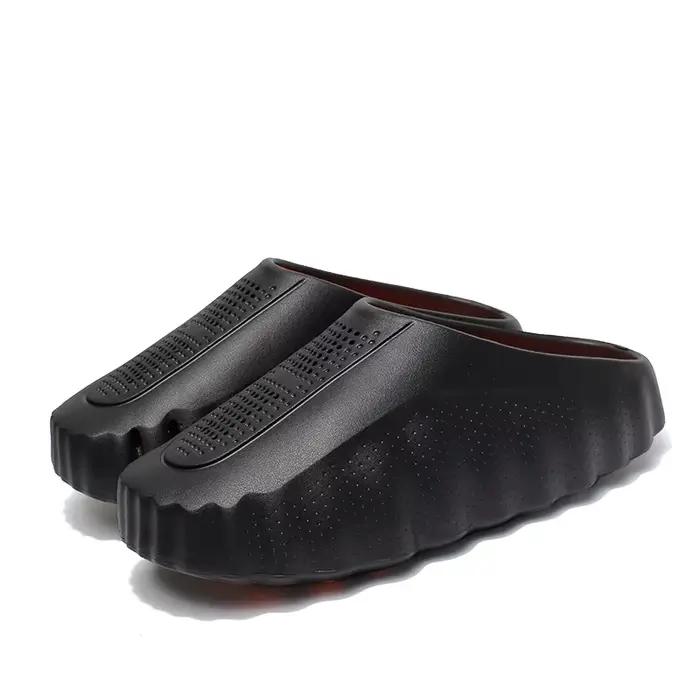Chaussures pour hommes, pantoufles de massage pour hommes, confortables, décontractées, à talon épai