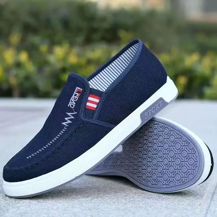 Chaussures en toile de titane à l'offre elles souples pour hommes, chaussures confortables, chaussur