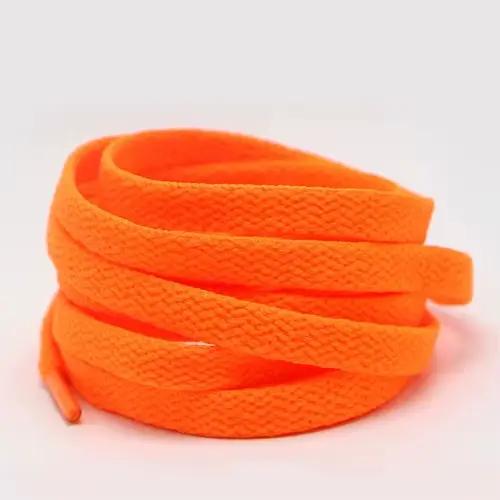 Lacets de couleur Orange (orange), chaussures de sport en toile plate, chaussures de basket-ball, la