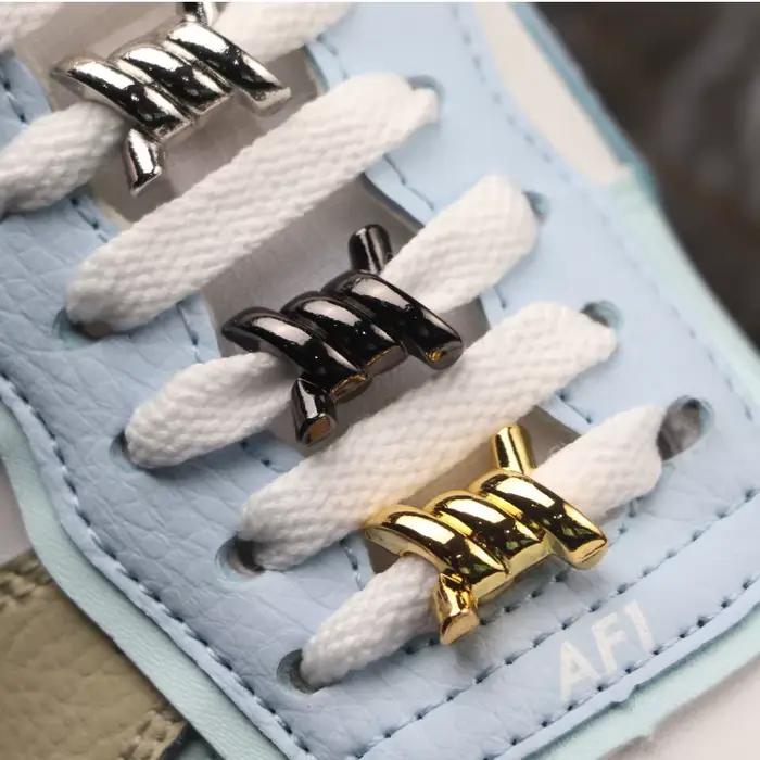 2 pièces/paire boucle de lacet lacets en métal AF1 lacets boucle accessoires serrure de dentelle en 