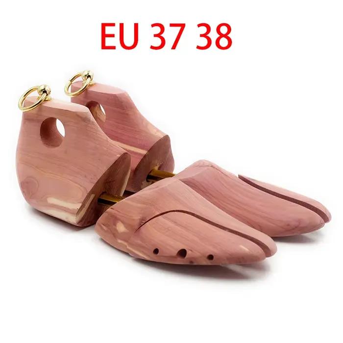 1 paire de chaussures réglables en bois de cèdre rouge pour hommes, Support d'étirement d'arbre à ch