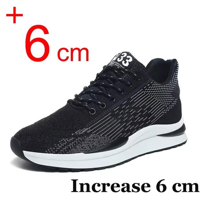 2025 hommes rehaussant chaussures ascenseur chaussures caché 6CM hauteur augmenter chaussures pour h