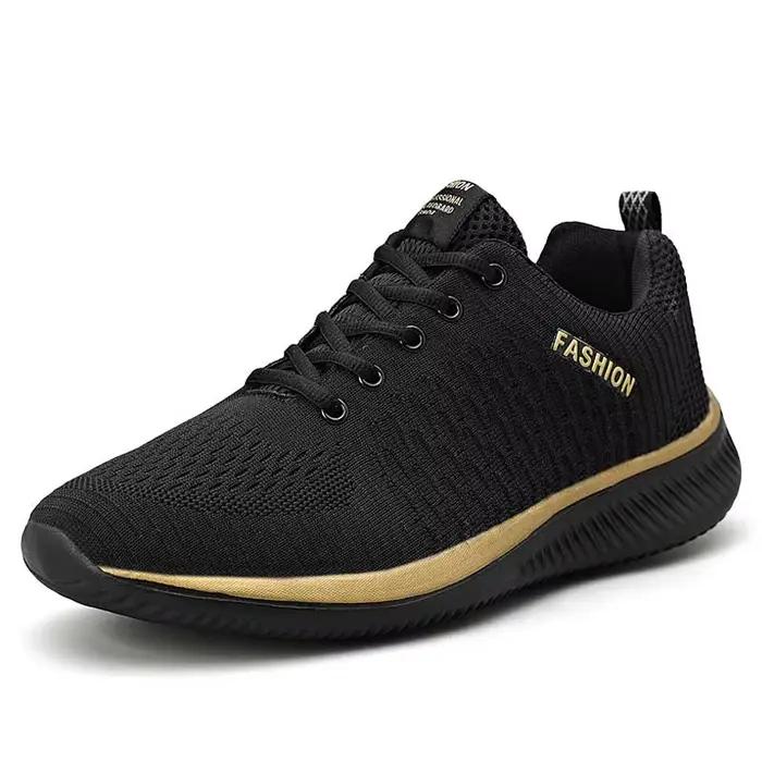 Baskets respirantes en tricot pour hommes et femmes, chaussures de sport, course à pied, marche, déc