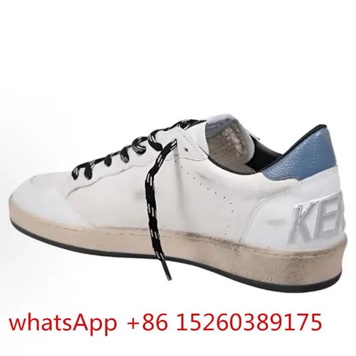 Chaussures ballstar classiques, baskets rétro à la mode, vieilles et sales, de haute qualité