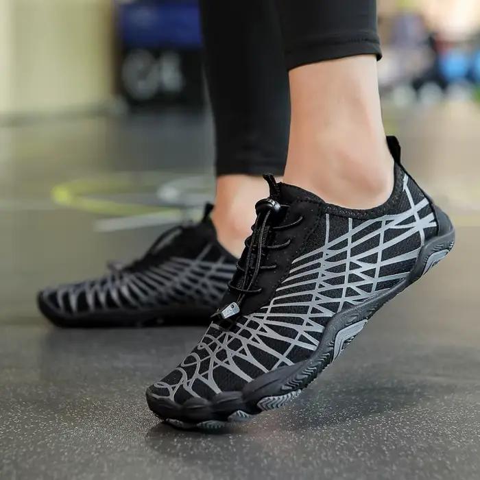 Chaussures de dehors Aquatique à vaccage Rapide pour Homme et Femme, Sandale Plate pour Course à Pie