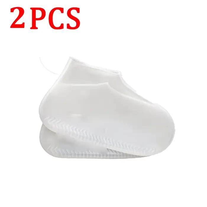 Couvre-chaussures imperméables en Silicone, mise à niveau, réutilisables, lavables, résistants, pour