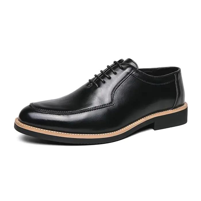 Chaussures provoqué pointues polyvalentes pour hommes, chaussures décontractées, chaussures basses, 