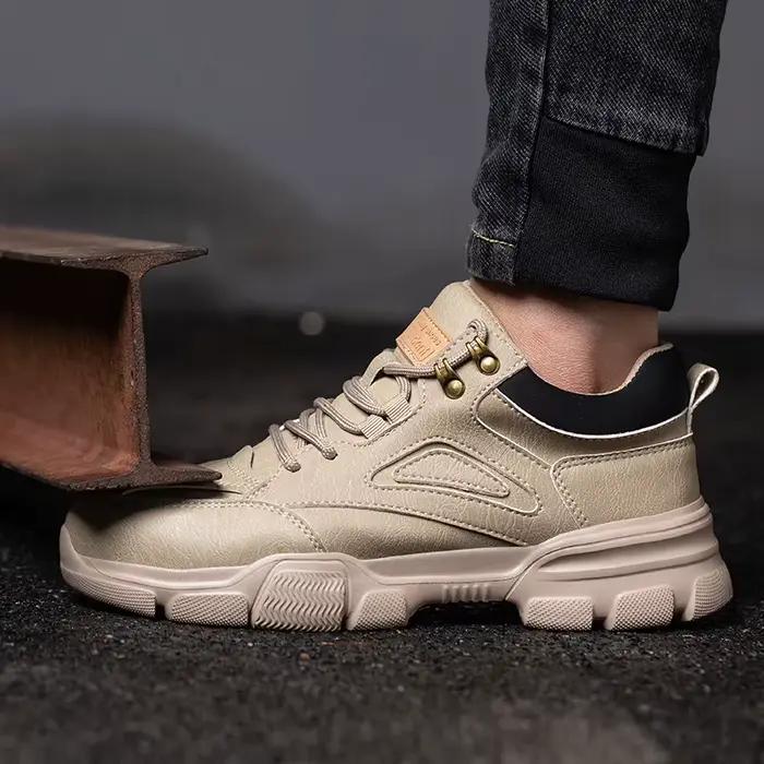 Chaussures de sécurité pour hommes, bottes de sécurité pour hommes, chaussures de travail Anti-écras