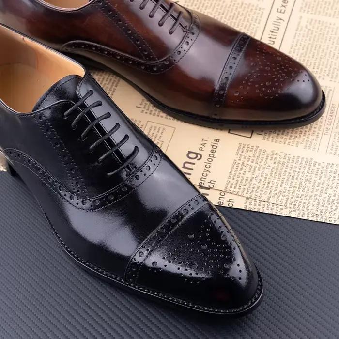 Chaussures Brogue classiques pour hommes
