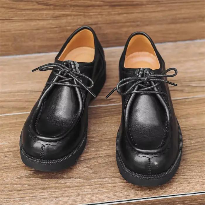 Chaussures WECHOMAY en cuir rétro pour hommes décontractées et confortables pour toutes les saisons occaions spéciales