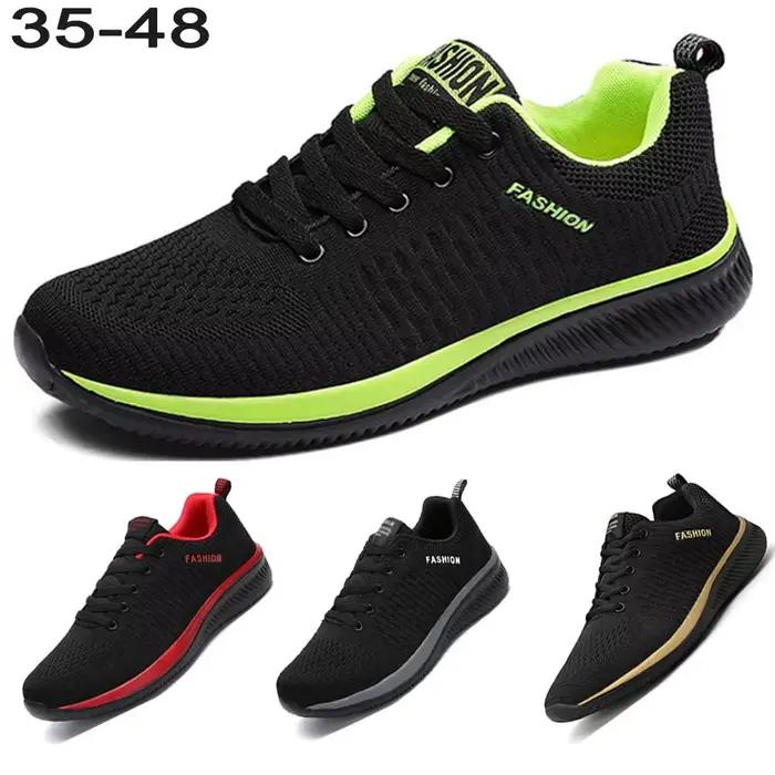 Baskets Respirantes en Lin pour Hommes et Femmes, Chaussures de Sport Respirantes et Durables pour Course à Pied et Marche Occasions Spéciales