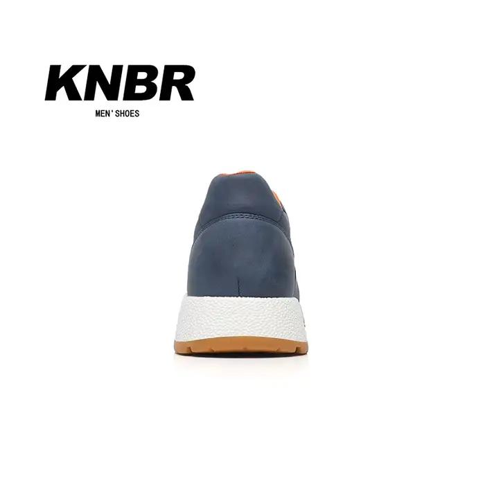 KNBR espadrilles décontractées hommes formateurs en cuir chaussures confortables pour la marche randonnée Jogging Sport