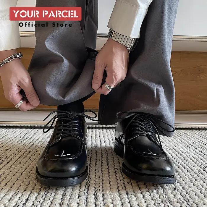 Chaussures derby décontractées avec motif flèche pour hommes