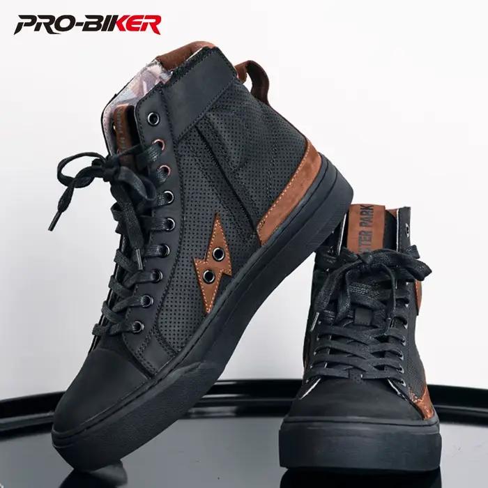 Bottes pour motocycliste homme chaussures de Moto Botas Moto résistant à l'usure chaussures de Moto pour hommes chaussures de Moto pour hommes équitation boo