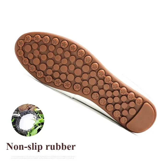 Mocassins en cuir véritable pour hommes