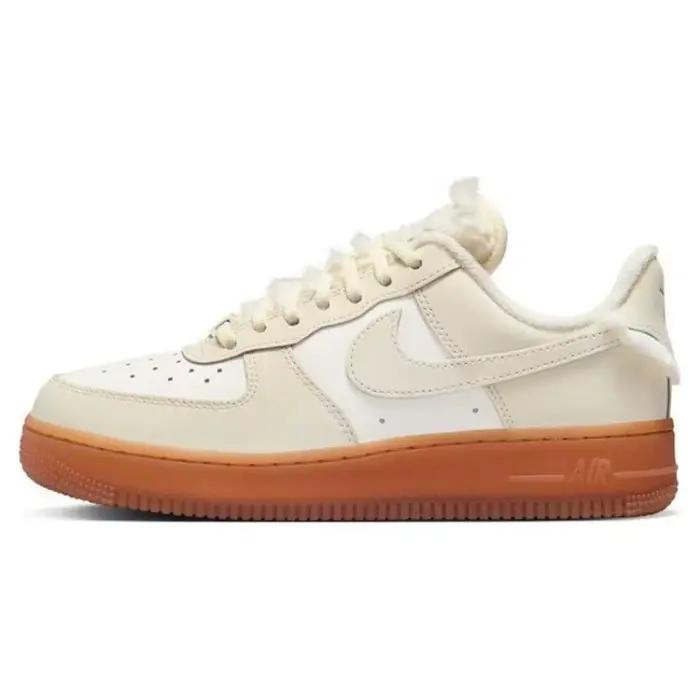 Solid Cream Air Force 1 Low