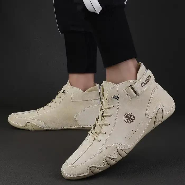 Chaussures en cuir véritable pour hommes