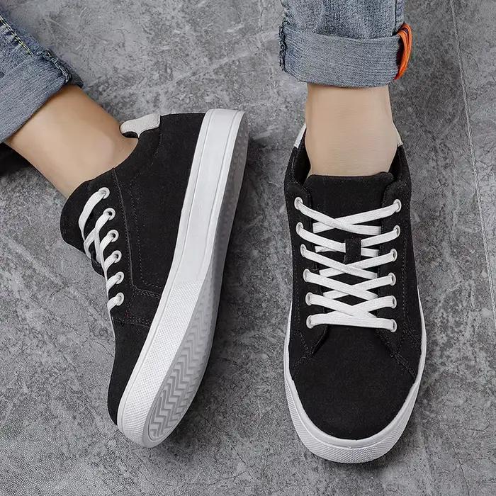 Hommes chaussures de course légères respirant à lacets