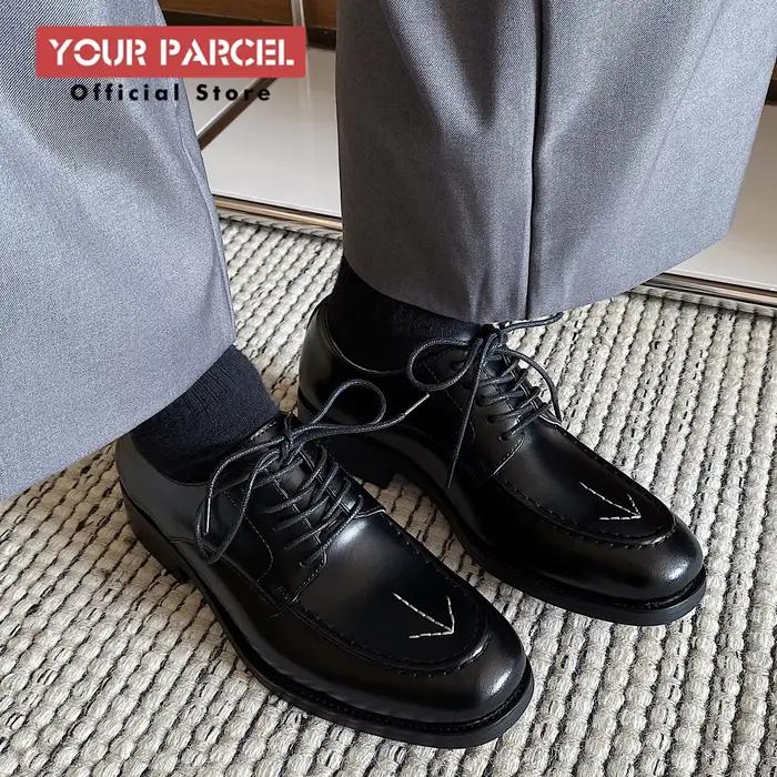 Chaussures derby décontractées avec motif flèche pour hommes