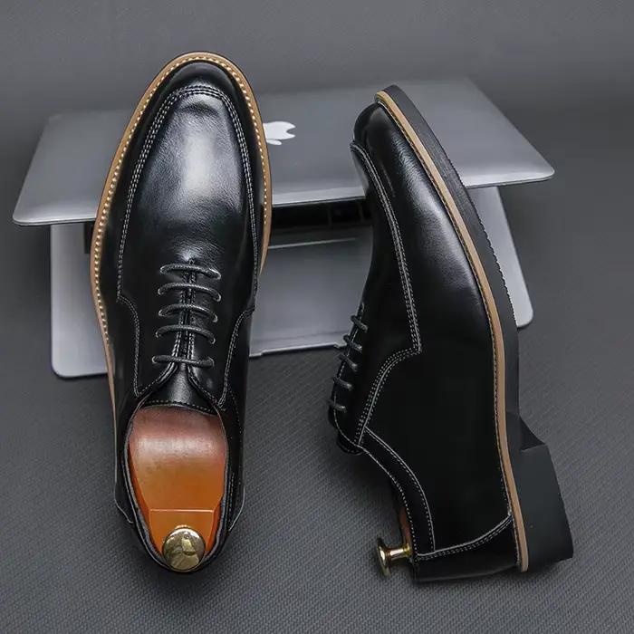 Chaussures provoqué pointues polyvalentes pour hommes
