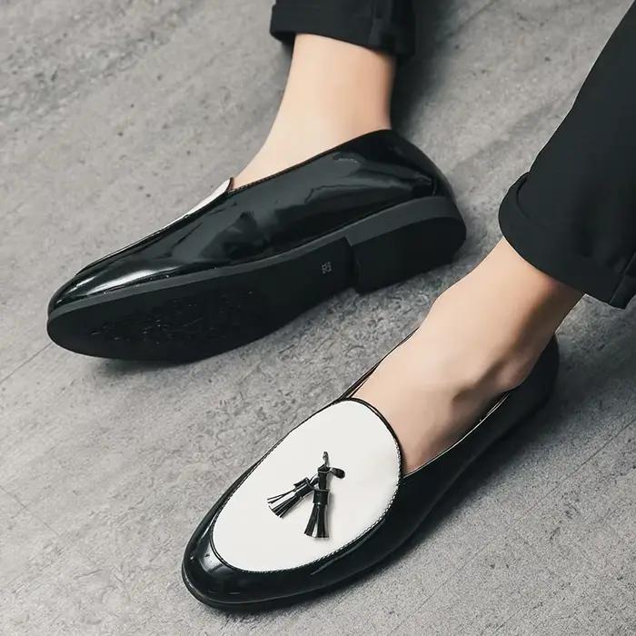Mocassins italiens de luxe pour hommes
