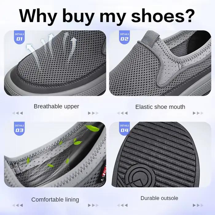 Chaussures en maille pour hommes