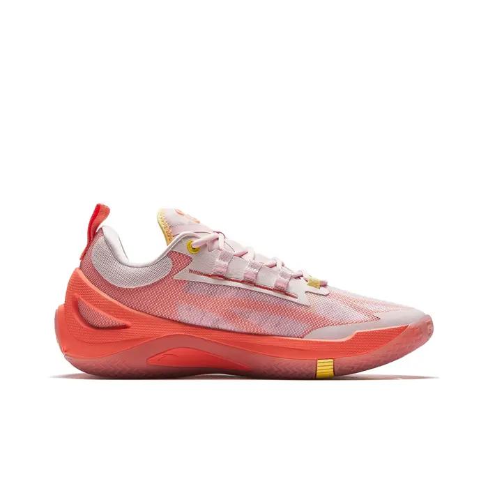 POIZON Anta Zap 1 Honey Peach TPU Chaussures de basket-ball basses pour hommes Rose 912411110Q-5