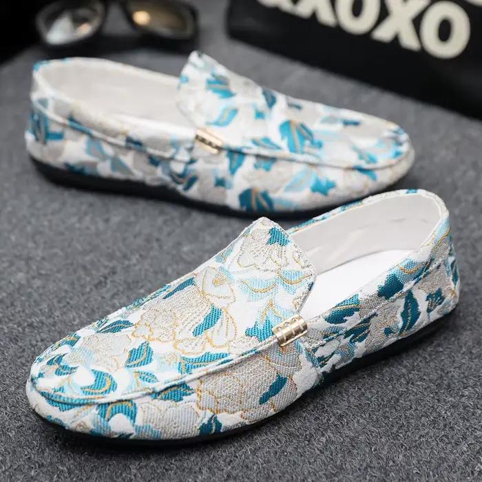 ELUVA mocassins hommes chaussures confortables été respirant antidérapant léger chaussures de marche hommes conduite chaussures plates décontractées baskets