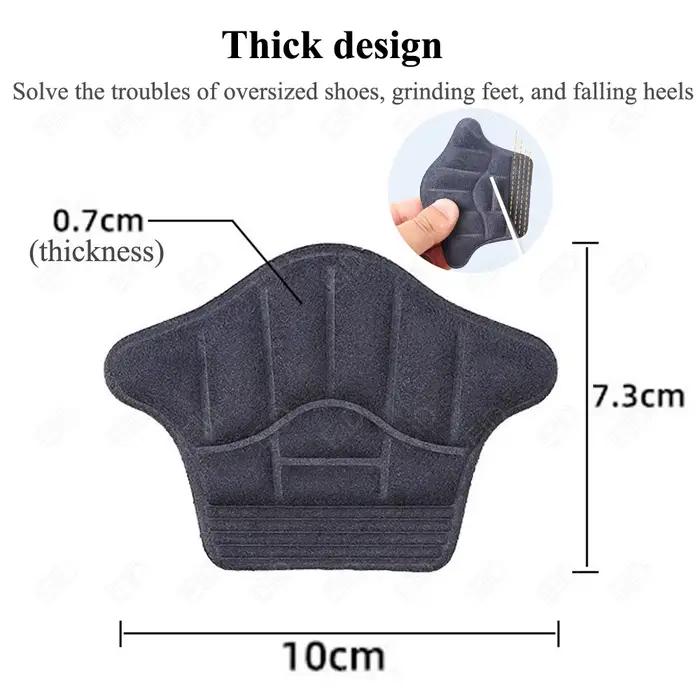 Semelles Intérieures de Réparation de Talon en Mousse de Mémoire de Forme Anti-usure pour Hommes Femmes Occasions Spéciales Ajustables et Confortables