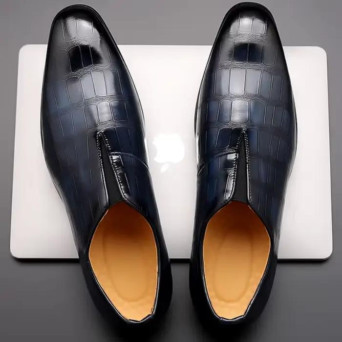 Chaussures habillées UXST homme motif vichy pour événements formels et mariages occasions spéciales