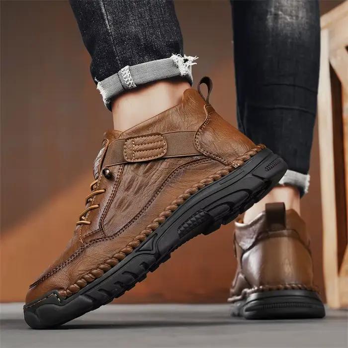 Bottines cousues à la main pour hommes