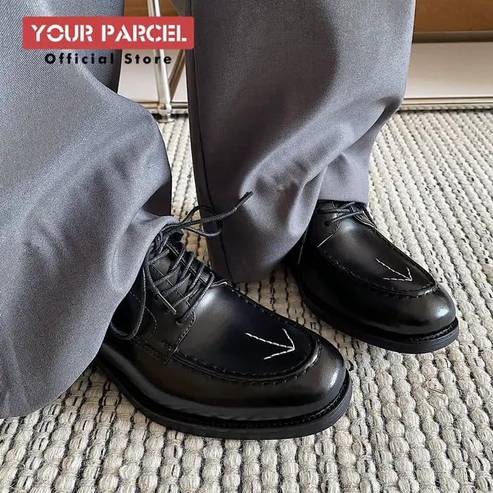 Chaussures derby décontractées avec motif flèche pour hommes
